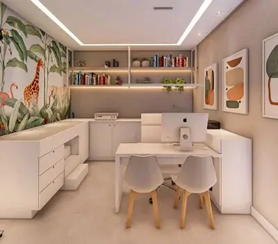 Consultorio pediatrico planejado moderno jayarquiteta